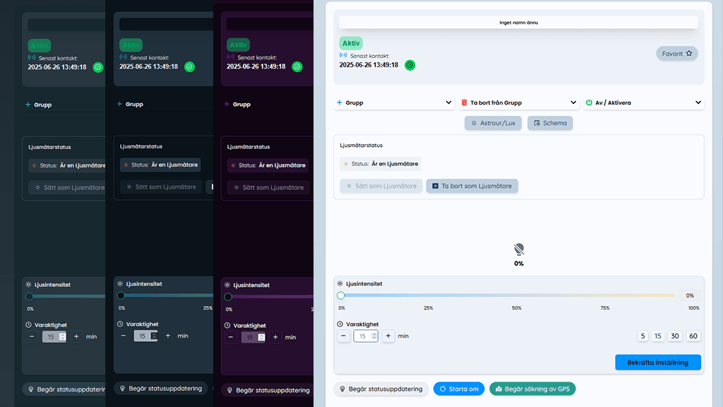 CMS Theme Selection Interface